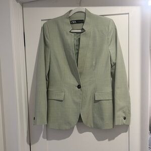 Zara Light Green Blazer